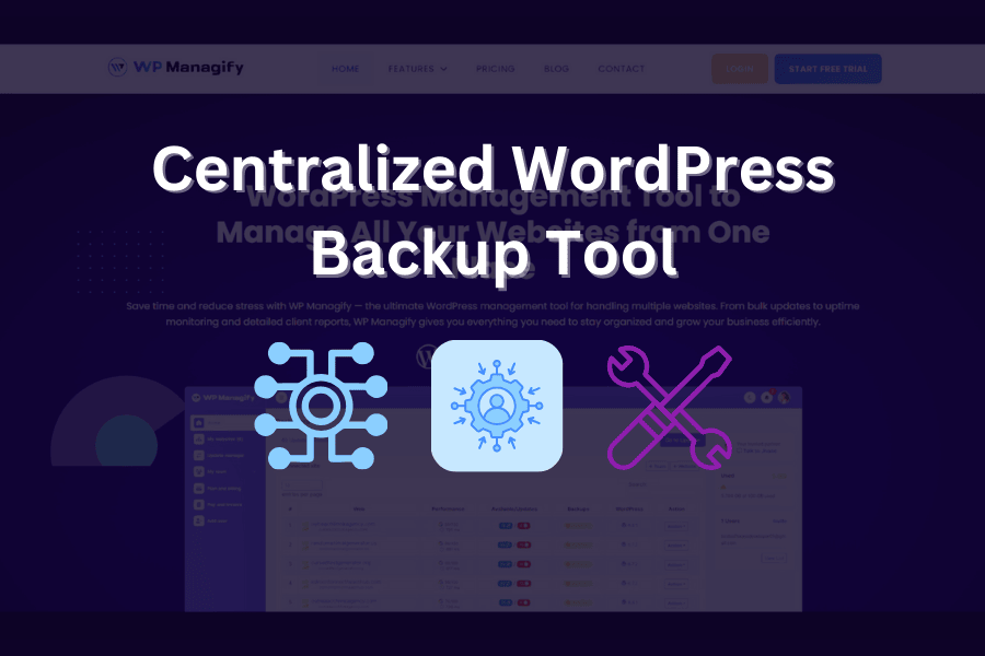 Centralized WordPress Backup Tool