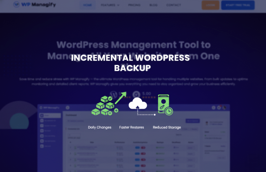 Incremental Wordpress Backup