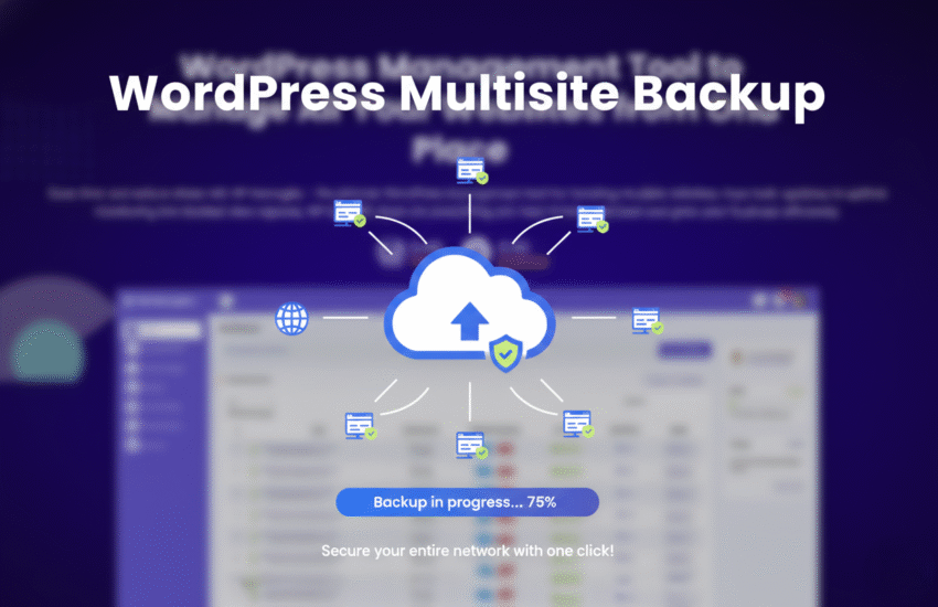 Wordpress Multisite Backup