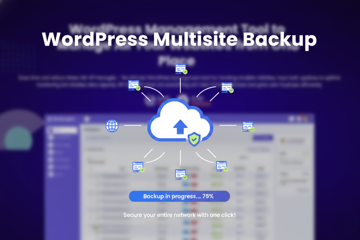 Wordpress Multisite Backup